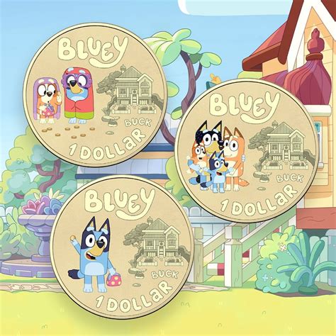 bluey commemorative coins